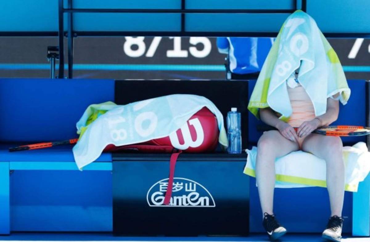 El Abierto de Australia se derrite a causa de las altísimas temperaturas en Melbourne