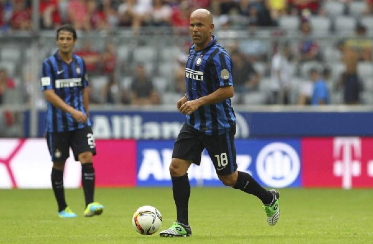 Las leyendas del Inter de Milán con los que juega David Suazo