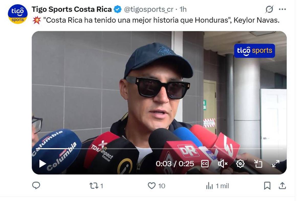 Keylor Navas reacciona y aumenta la tensión, así arman el 11 de los ticos y sacan la calculadora: Prensa ya vive al 100% el Honduras vs Costa Rica