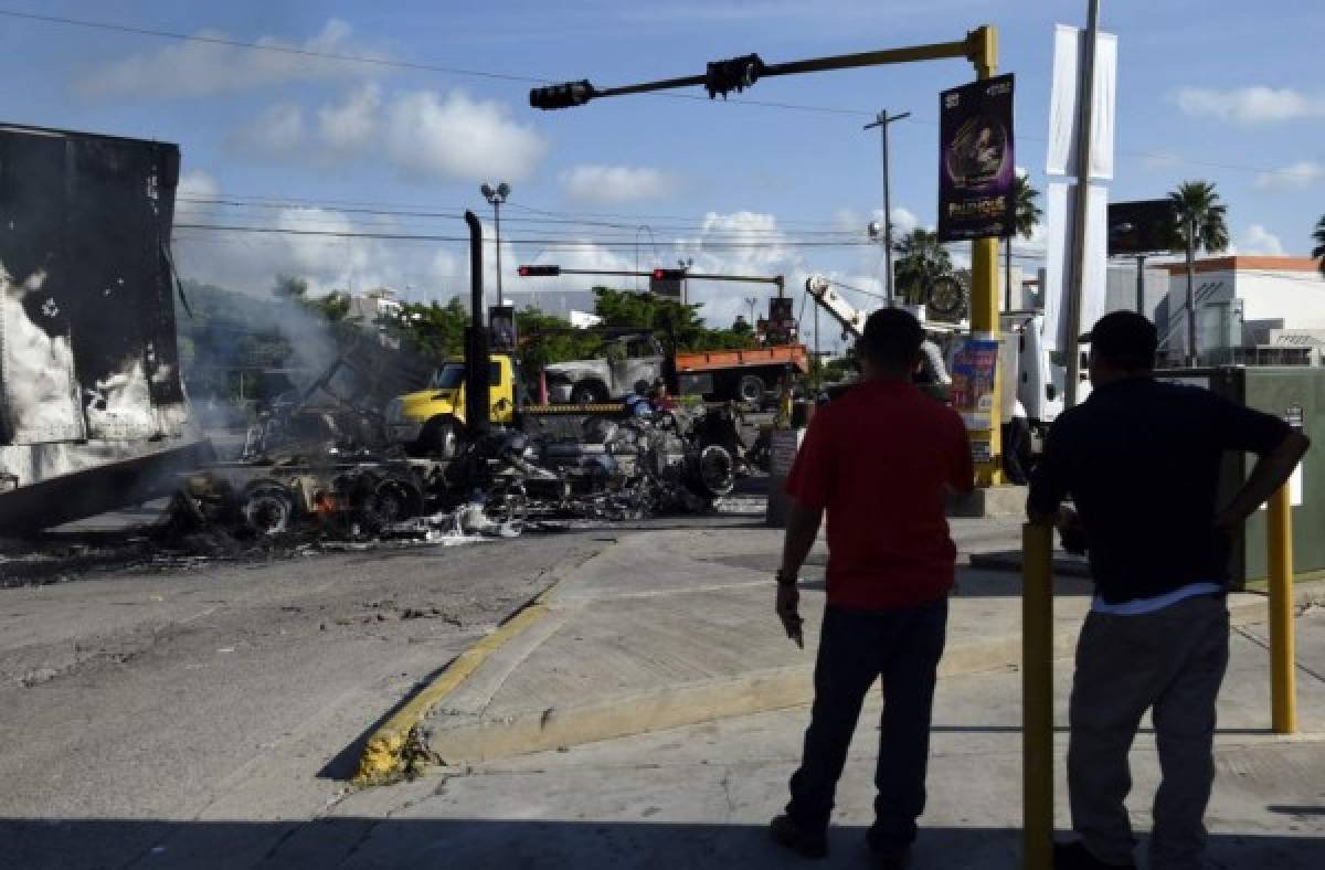 CAOS: Así quedó Culiacán luego del enfrentamiento entre policías y sicarios en captura del hijo del 'Chapo' Guzmán