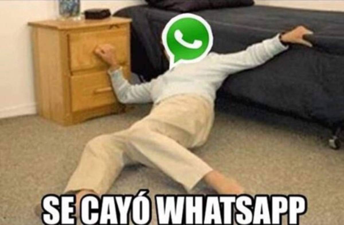 MEMES: Las brutales burlas tras la caída mundial que sufrió Whatsapp
