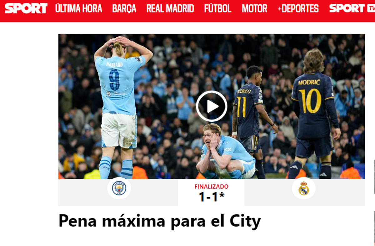 ”No tiene sentido”: lo que dicen los jugadores y medios del triunfo del Real Madrid sobre el City en Champions
