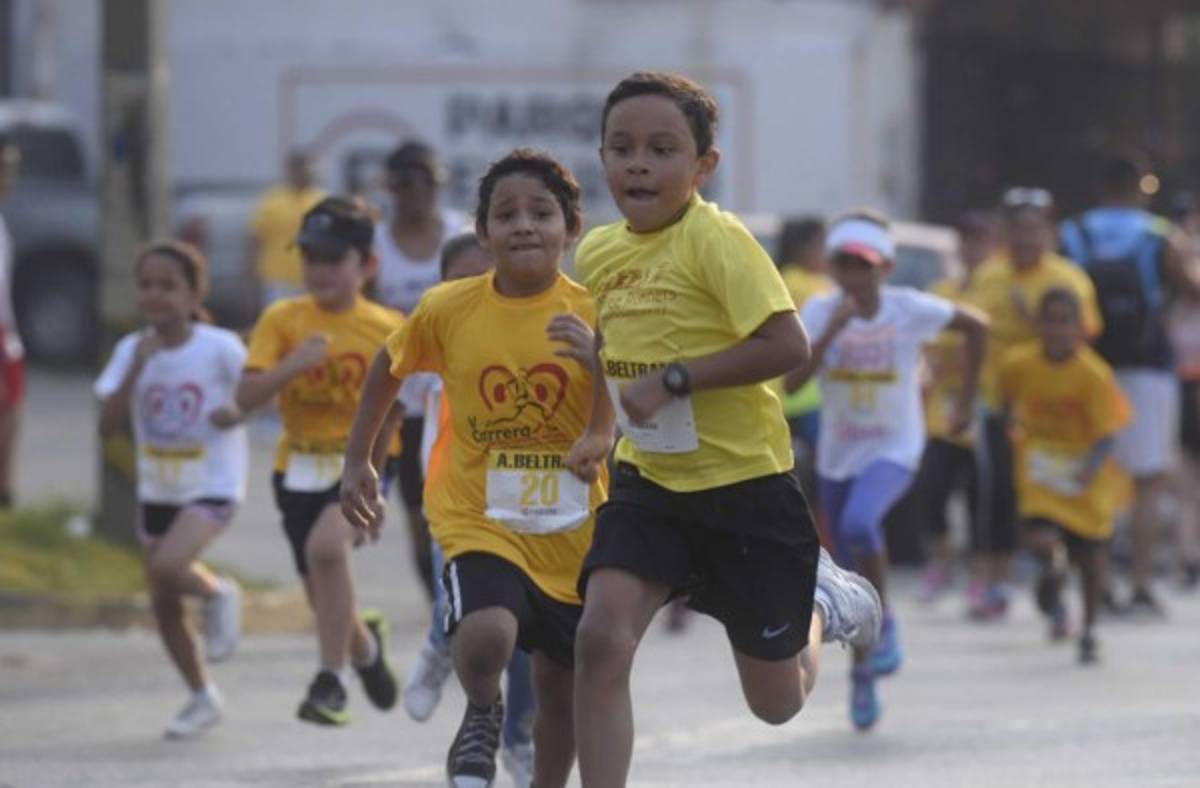 Hermosas chicas y niños felices, esto dejó la Maratón del Riñón en San Pedro Sula