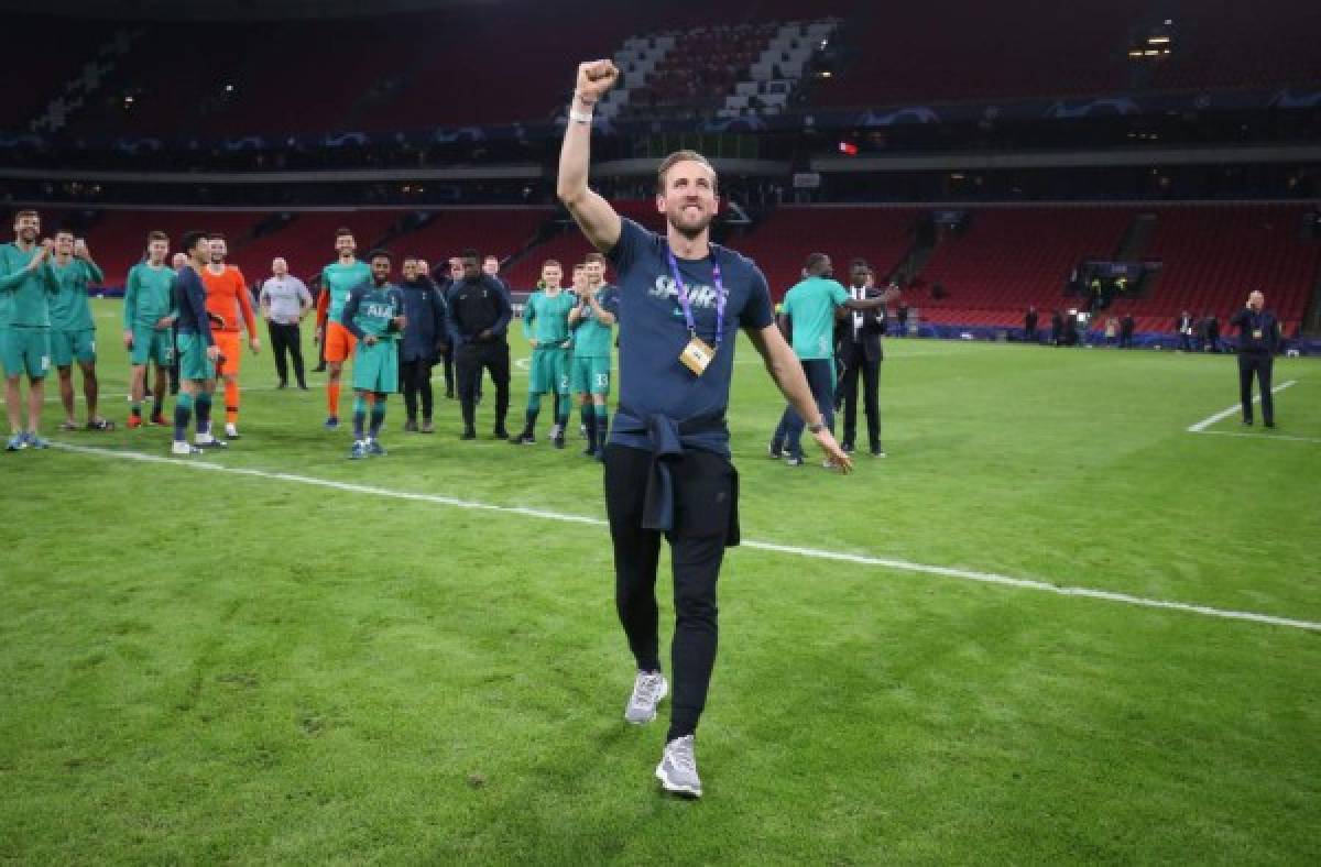 Harry Kane sufría ante el Ajax mientras su pareja festejaba su despedida de soltera