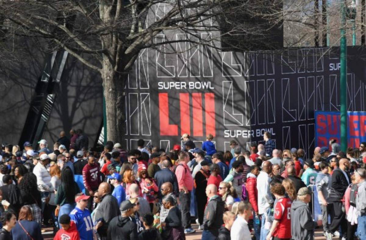 El ambientazo en Atlanta previo al choque entre Patriots y Rams en el Super Bowl LIII