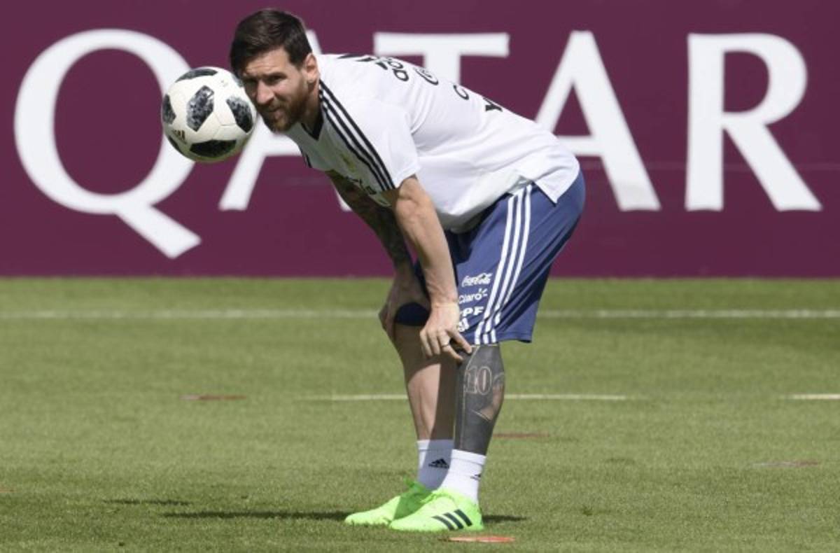El rostro de Messi: El tenso entreno de Argentina antes de su 'final' contra Nigeria en Rusia 2018