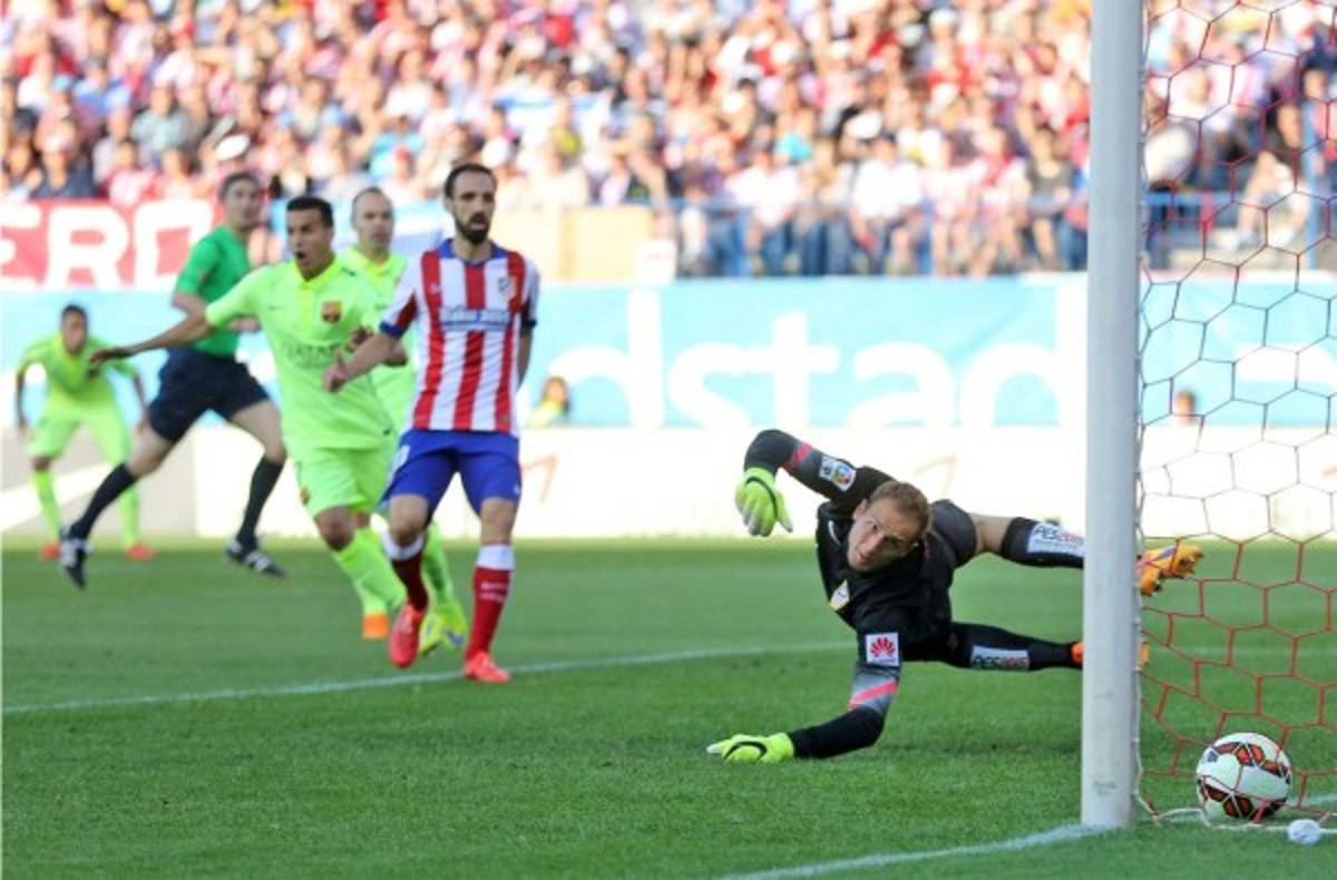 Barcelona campeón de la liga española tras vencer 1-0 a Atlético de Madrid