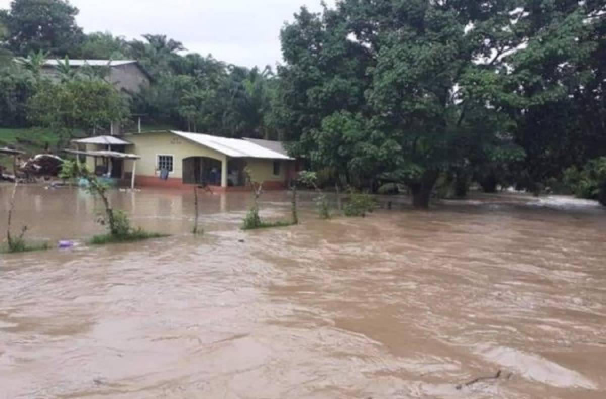 Inundaciones y 40 casas caídas: Las lluvias del huracán Iota ya dejan desastres en Honduras