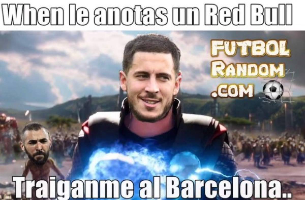 Eden Hazard, la víctima favoritas de los memes tras anotar su primer gol con el Real Madrid