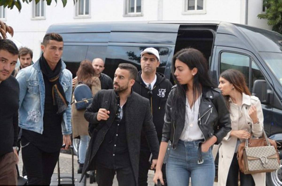 Georgina Rodríguez, la novia de Cristiano, causó furor en Portugal
