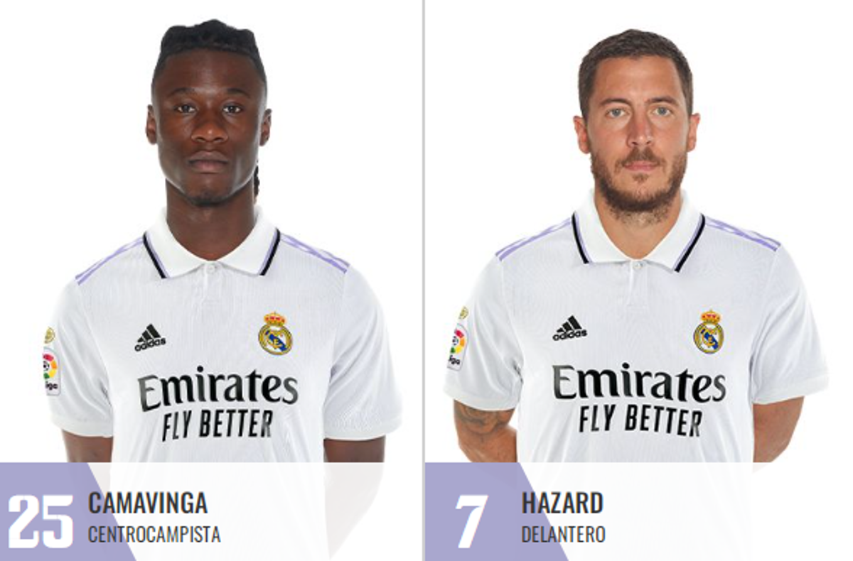 Cuatro delanteros y todos los que regresaron: así está conformada la plantilla del Real Madrid para la temporada 2022-23