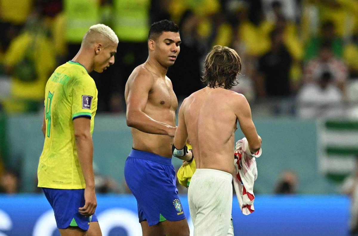 El tremendo gesto de Modric tras eliminar a Brasil, Neymar y Rodrygo destrozados; el problema de la novia del Mundial