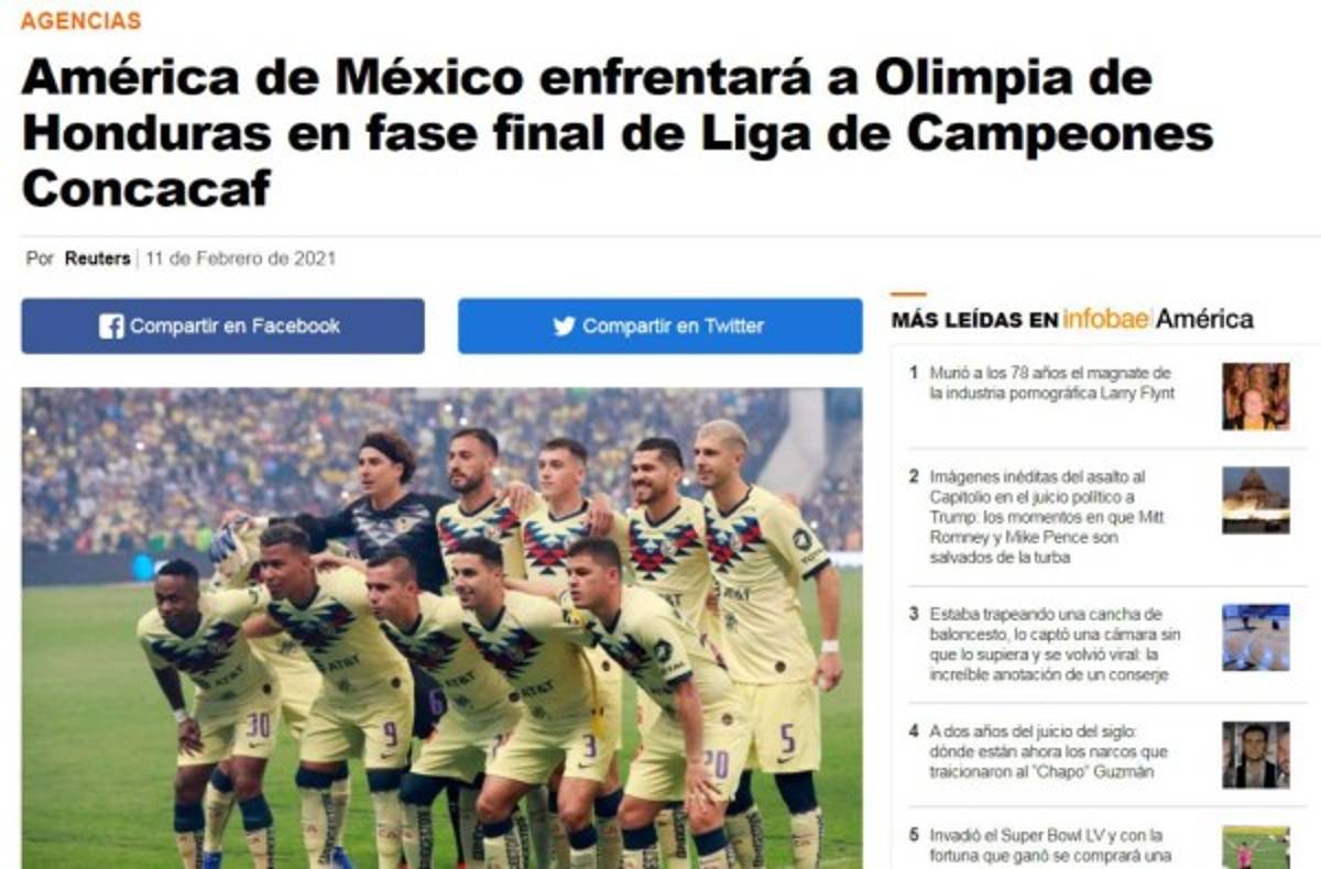 Prensa mexicana ve con respeto a Olimpia, rival del América y destacan frase de Solari: 'No es accesible”