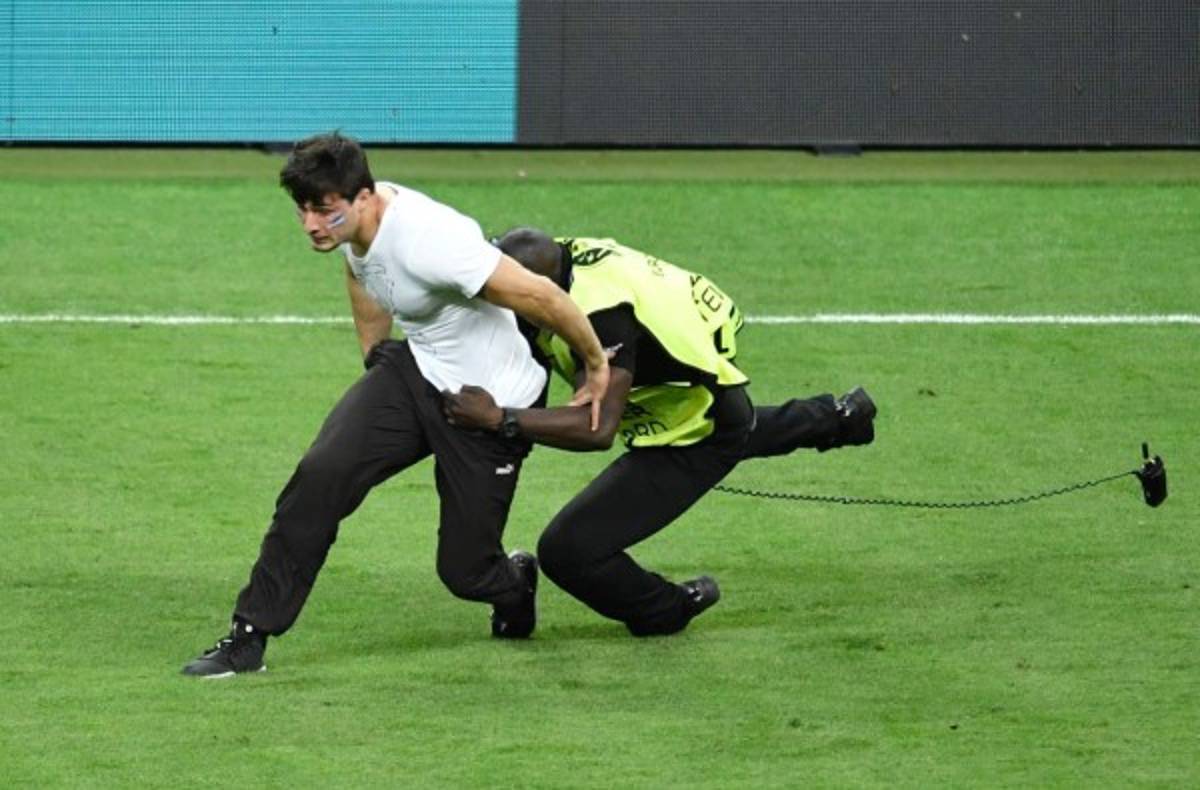 Lo que no viste en la televisión de la final de la Euro entre Francia y Portugal