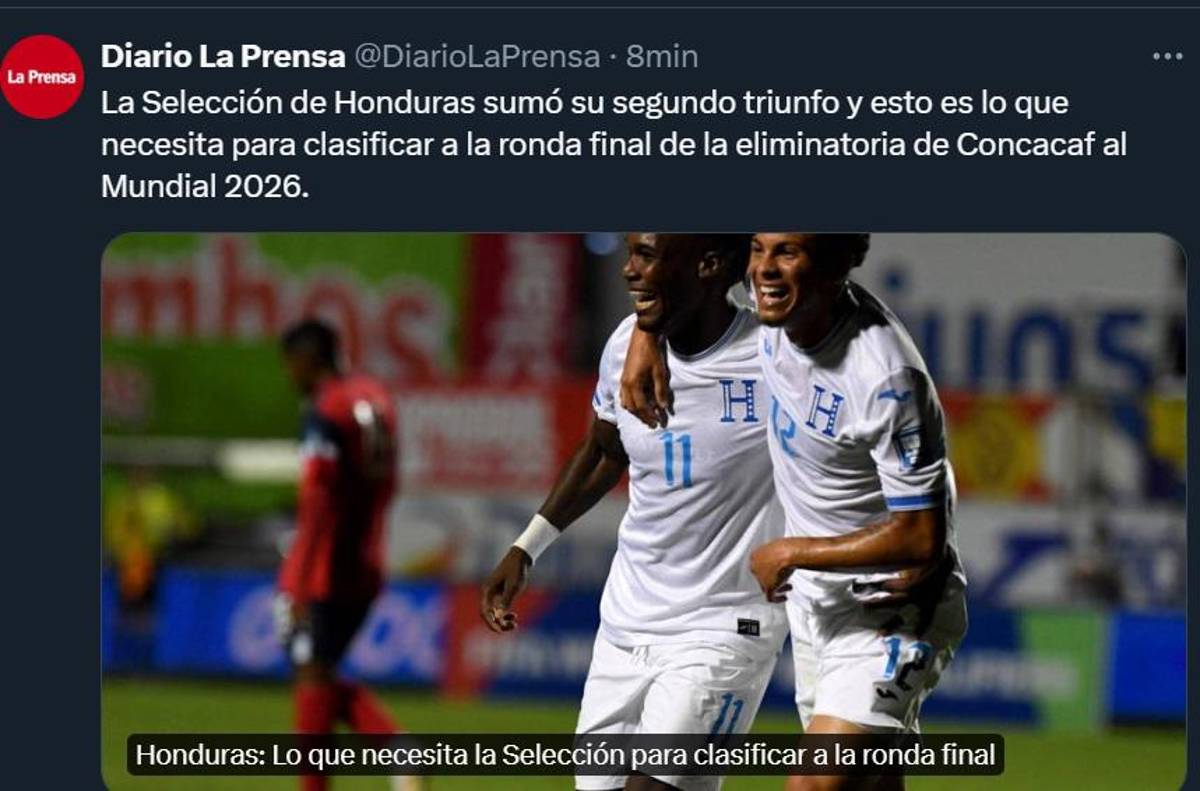 ¿Era para goleada? Prensa deportiva reacciona a la victoria de Honduras vs Bermudas: “Rueda logró triunfo aplastante”