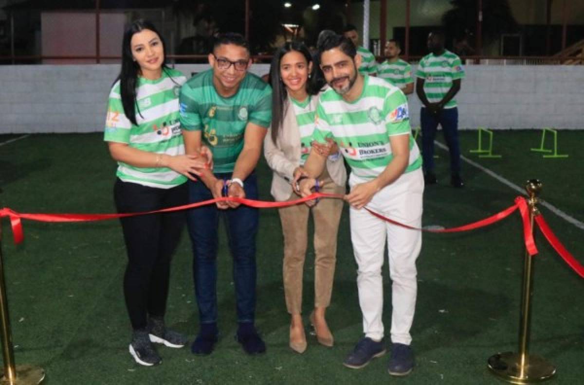 Emilio Izaguirre inaugura una academia del Celtic de Escocia en Honduras