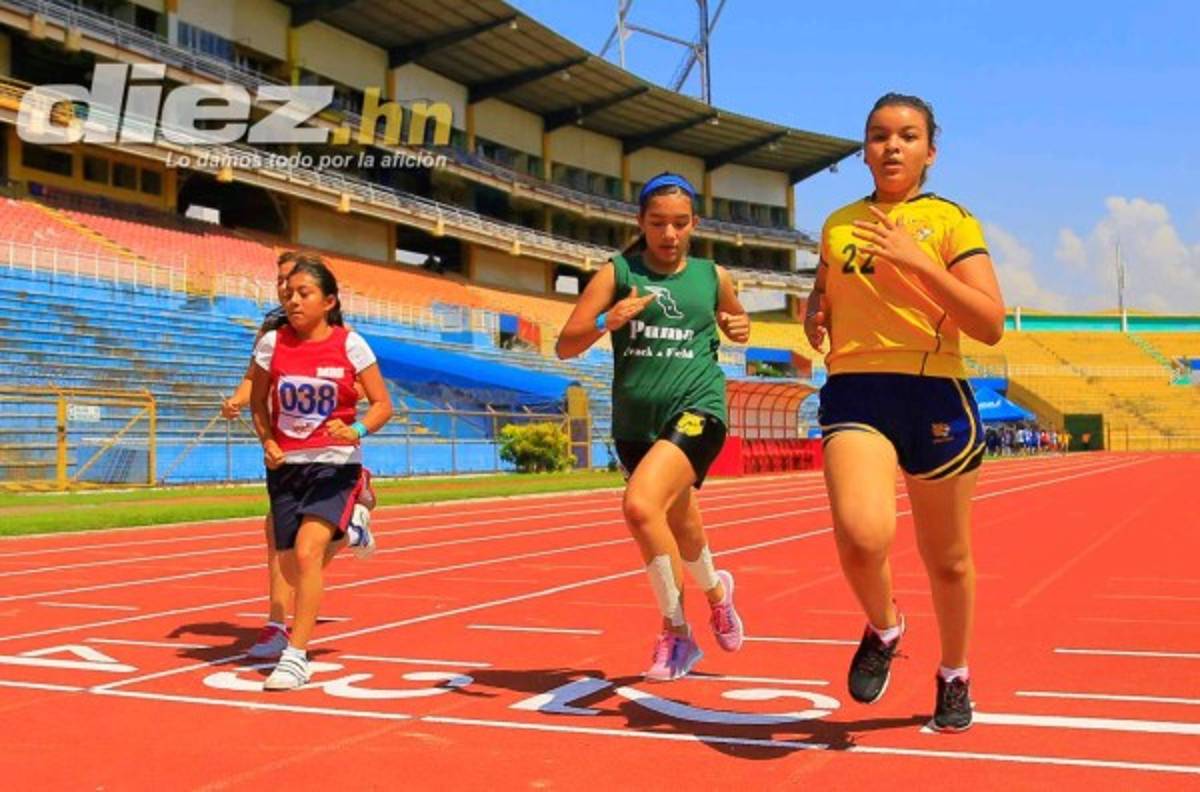 Torneo nacional de atletismo colegial es San Pedro Sula .