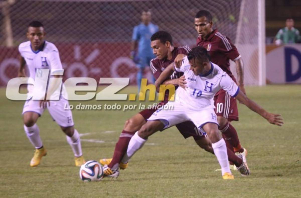 Las mejores imágenes del amistoso Honduras-Venezuela