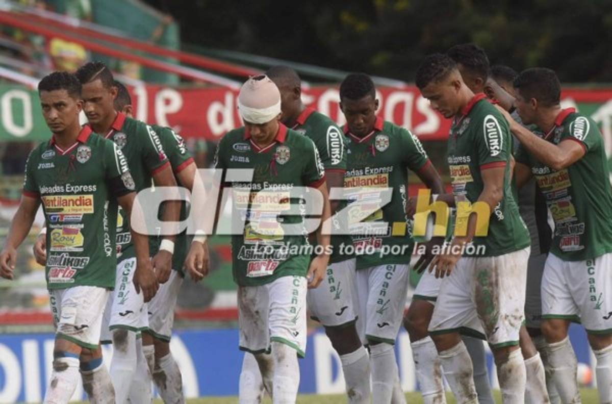 Las imágenes que no viste en televisión del Marathón-Motagua