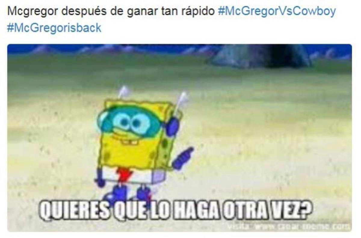 Conor McGregor: Explosión de memes tras el rápido trunfo sobre Cerrone en la UFC