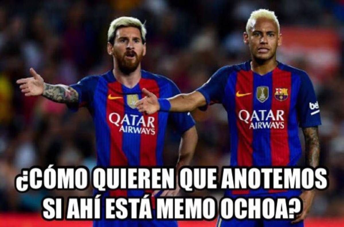 Memes del Barcelona-Granada la emprenden con Cristiano y 'Memo' Ochoa