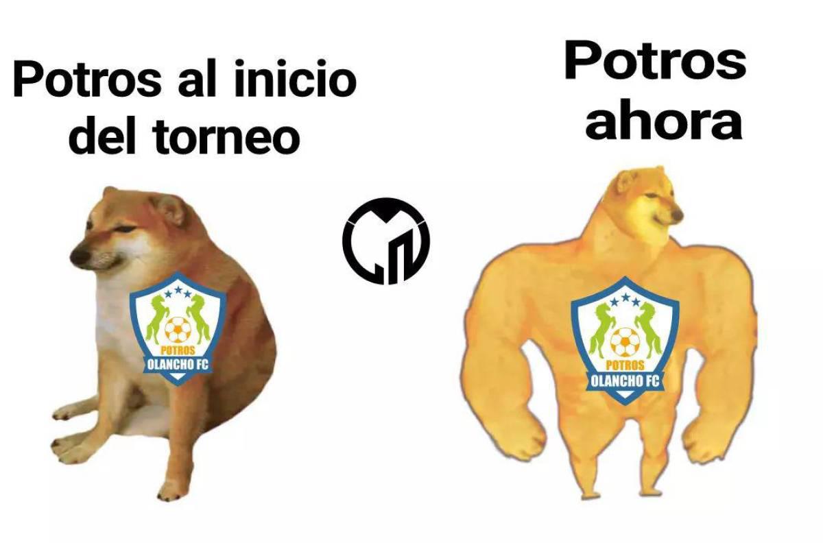 Los divertidos memes que dejó la gran final de ida entre los Potros de Olancho y Olimpia; nadie se salva
