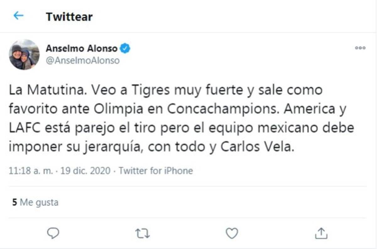 Lo que se dice en redes sobre el Tigres-Olimpia: 'Troglio, hacenos el favor... Con todo esta noche”