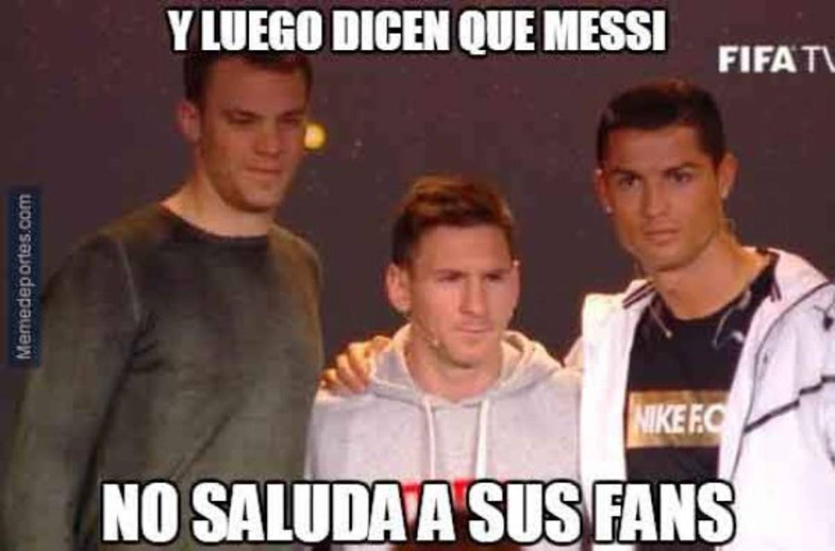 Los mejores memes de la entrega del Balón de Oro 2014