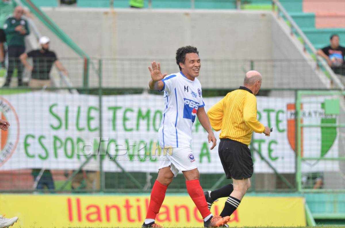 Imperdible: así lucen las exfiguras de Marathón y Olimpia que disputaron un partido de leyendas en San Pedro Sula