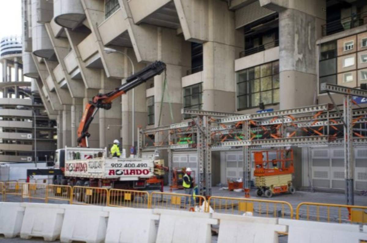 Pese a las obras de remodelación, Real Madrid cede el Bernabéu para combatir el coronavirus