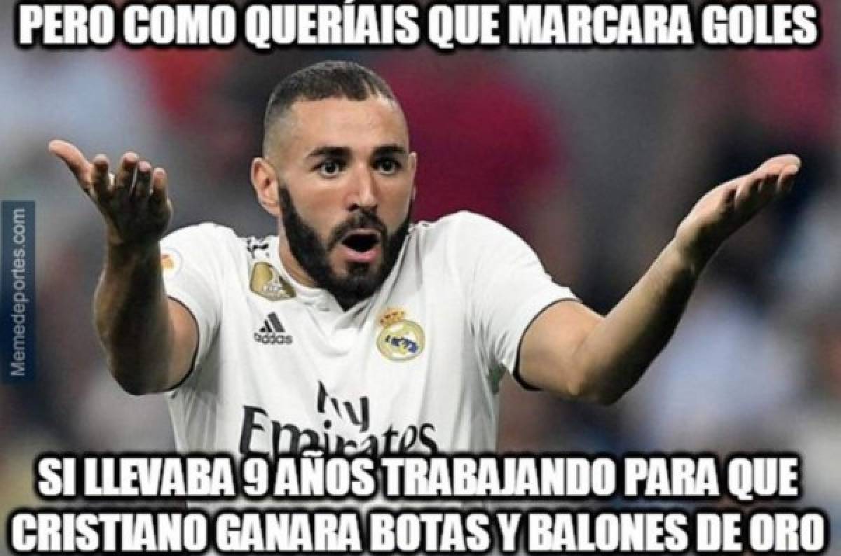 ¡Para morir de risa! Los memes del fin de semana que hacen pedazos a Benzema, Cristiano y Messi   