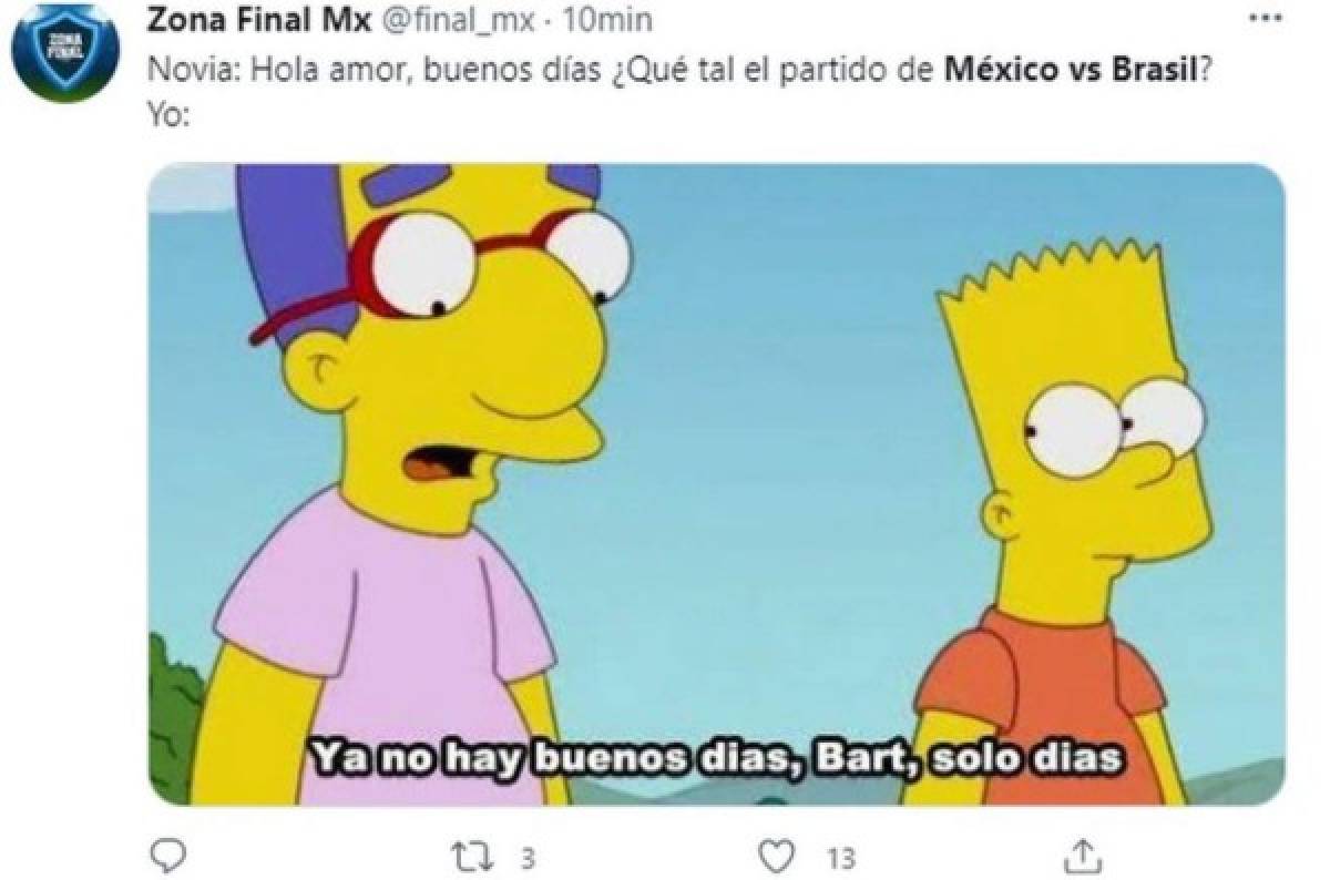 Los memes destrozan a México tras perder con Brasil en semifinales de los Juegos Olímpicos