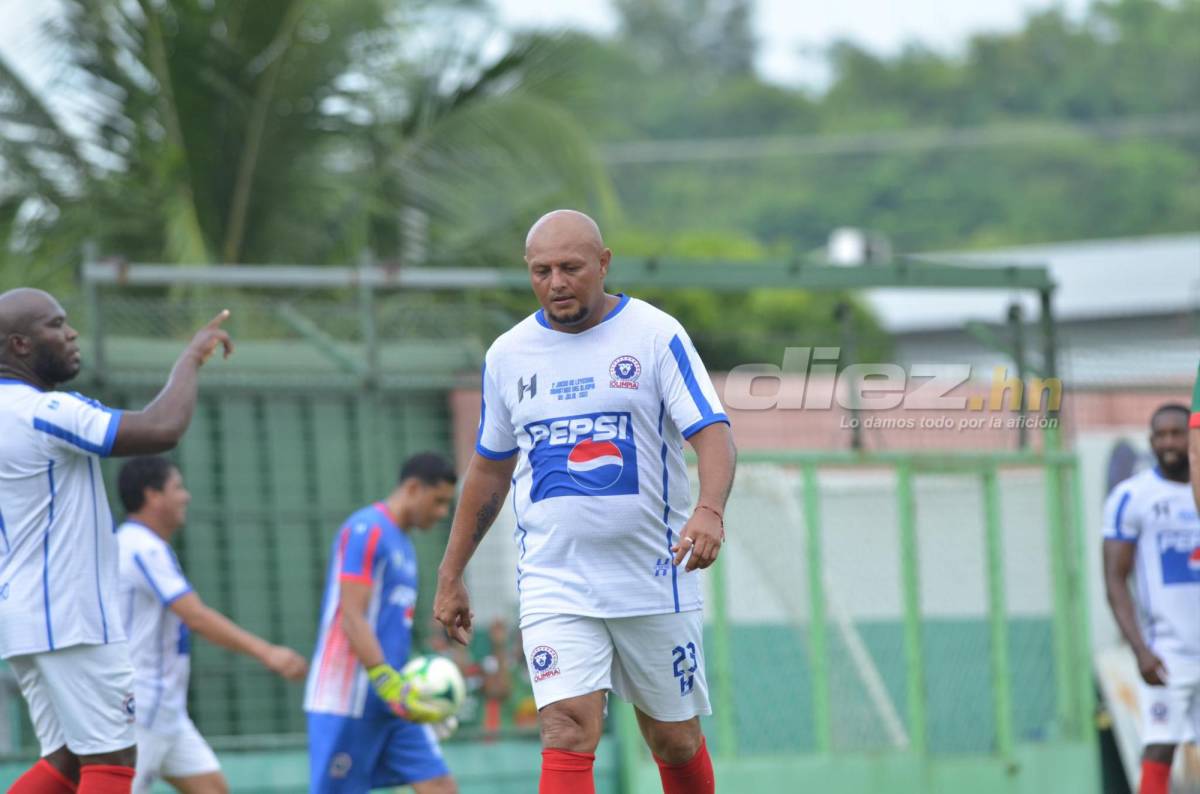 Imperdible: así lucen las exfiguras de Marathón y Olimpia que disputaron un partido de leyendas en San Pedro Sula