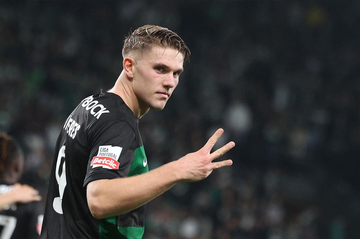 Viktor Gyokeres es una de las opciones que valoraba el Barcelona para la próxima temporada.