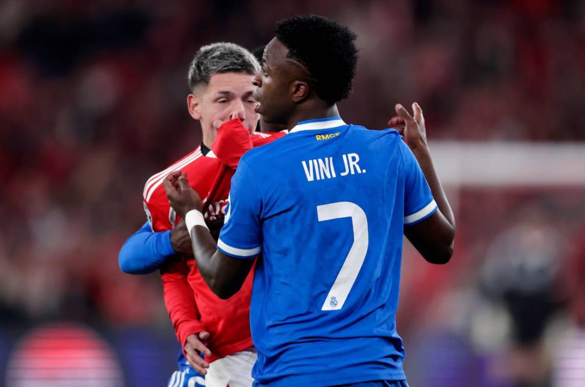 ¡Aumenta la polémica! Filtran desde el interior del Benfica lo que le dijo Prestianni a Vinicius