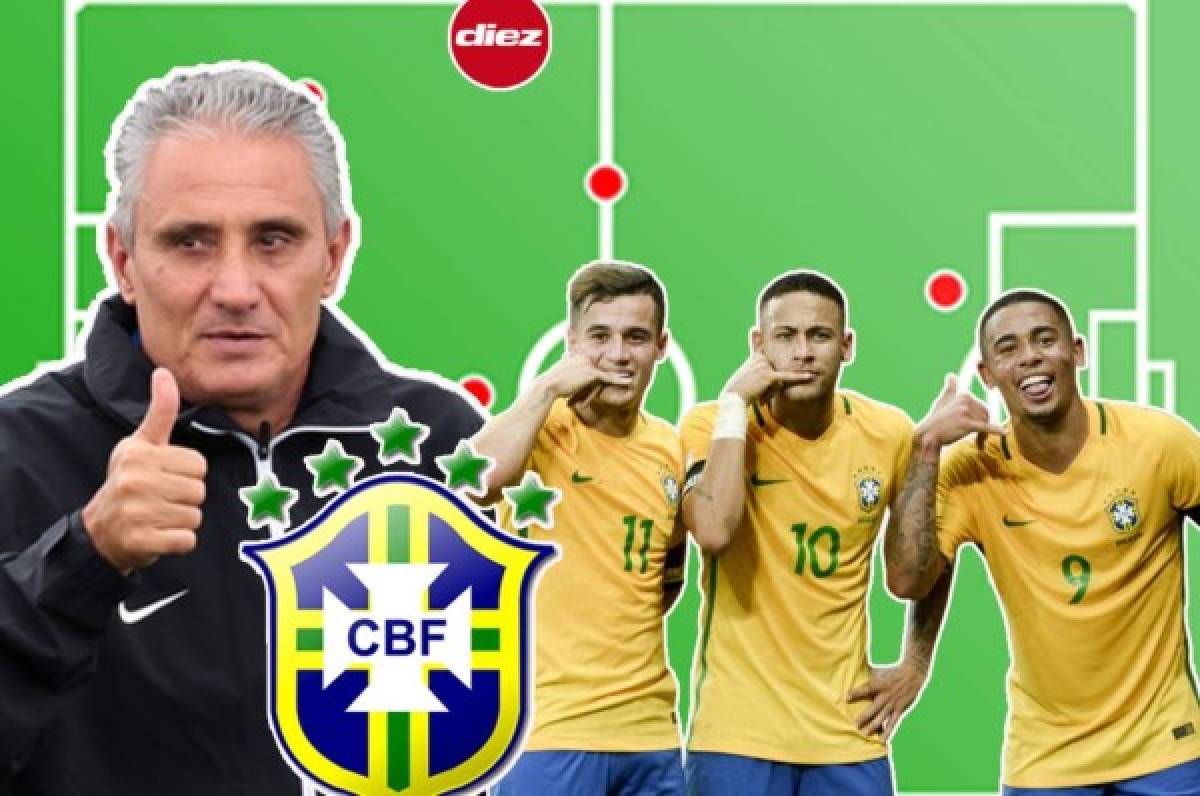 Tite, entrenador de Brasil, confirma los primeros 15 futbolistas que estáran en Rusia 2018