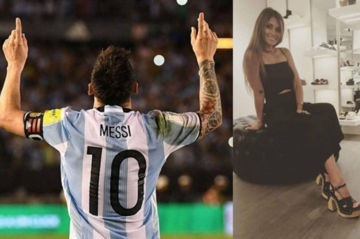 La felicitación de Antonela Rocuzzo a Messi por clasificar al Mundial