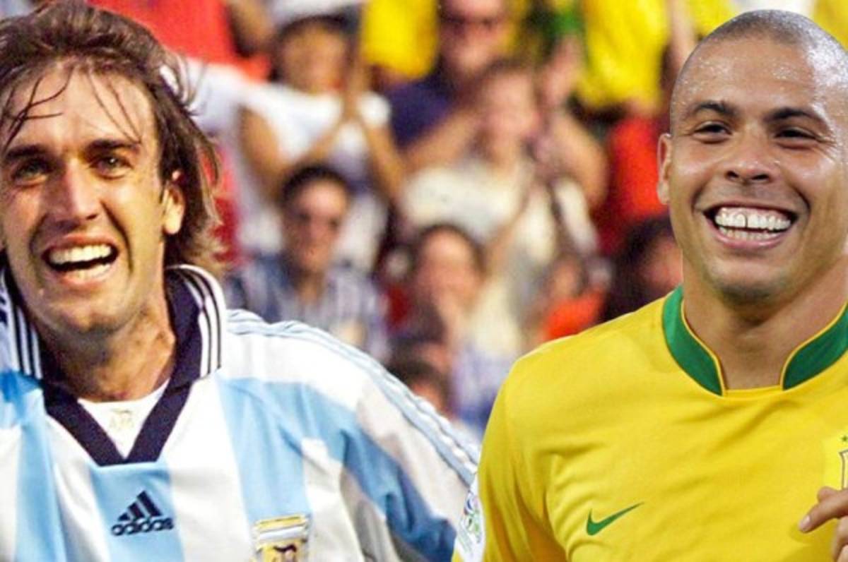 Ronaldo y Batistuta, los mejores delanteros en promedio en la historia de los Mundiales