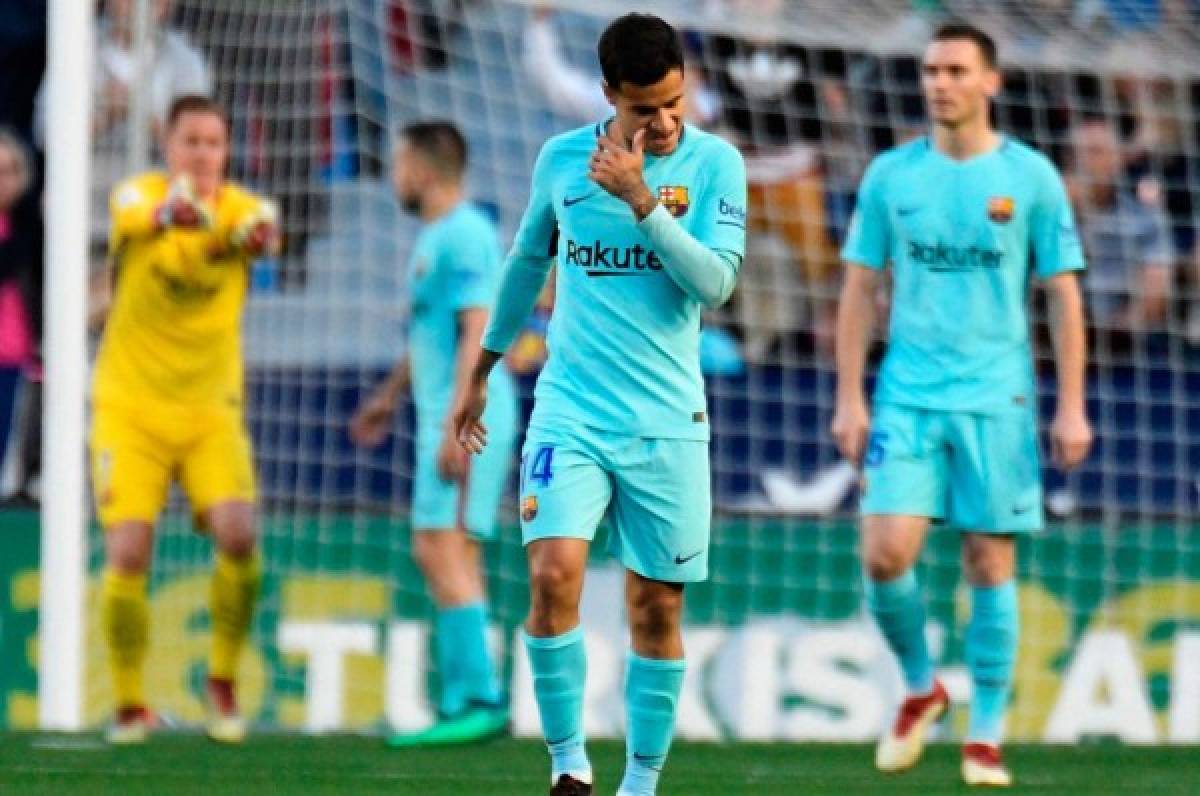 Coutinho: ''Queríamos terminar la liga sin perder; el Levante mereció ganar''