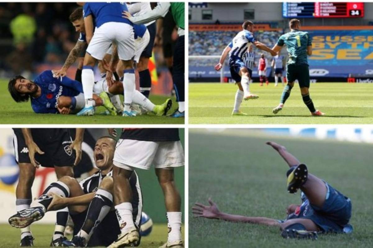 ¡De terror! Las lesiones más escalofriantes que se han visto en el mundo del fútbol