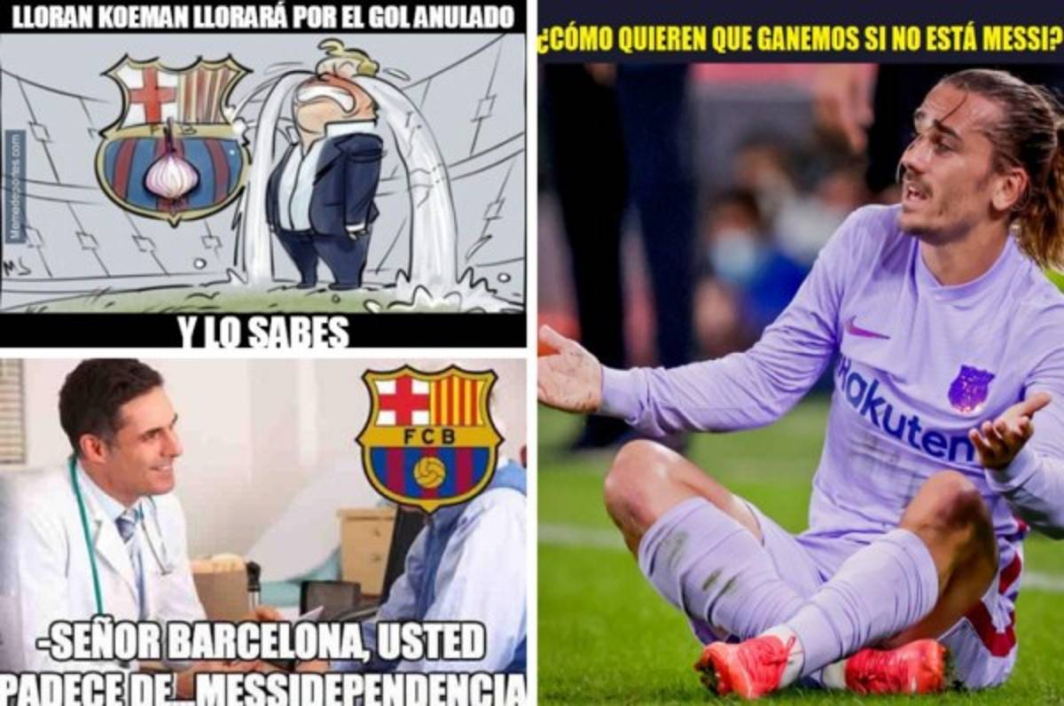 Barcelona empató: los memes hacen pedazos a Braithwaite y Depay; no se olvidan de Messi  