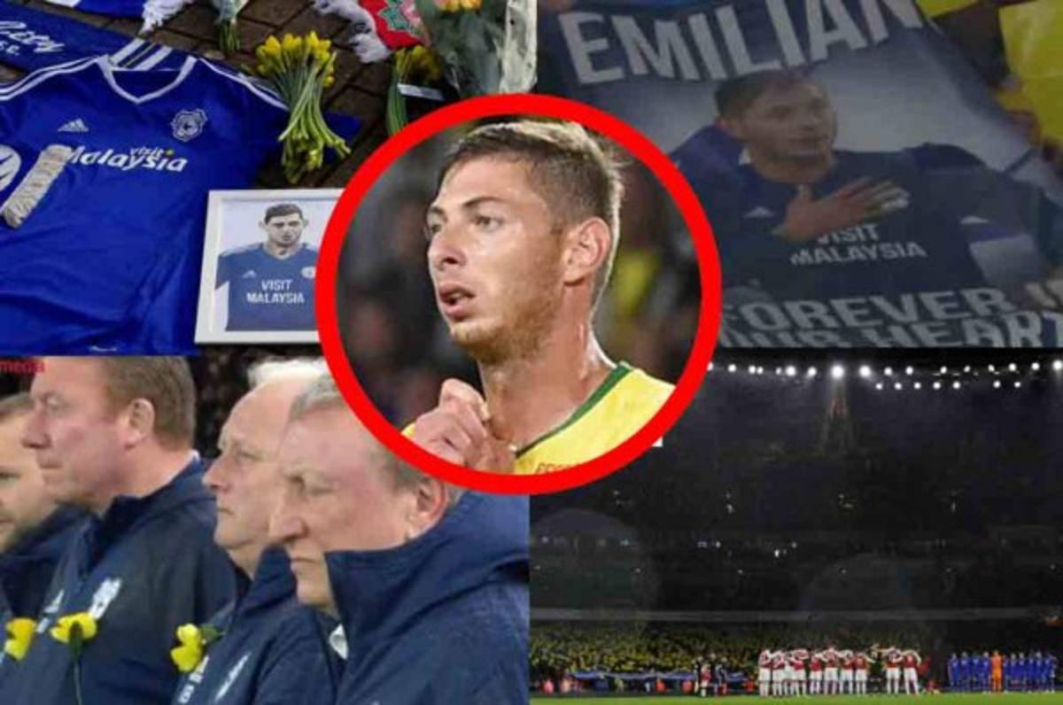 EN FOTOS: Así fue el homenaje que le hicieron a Elimiano Sala en Inglaterra
