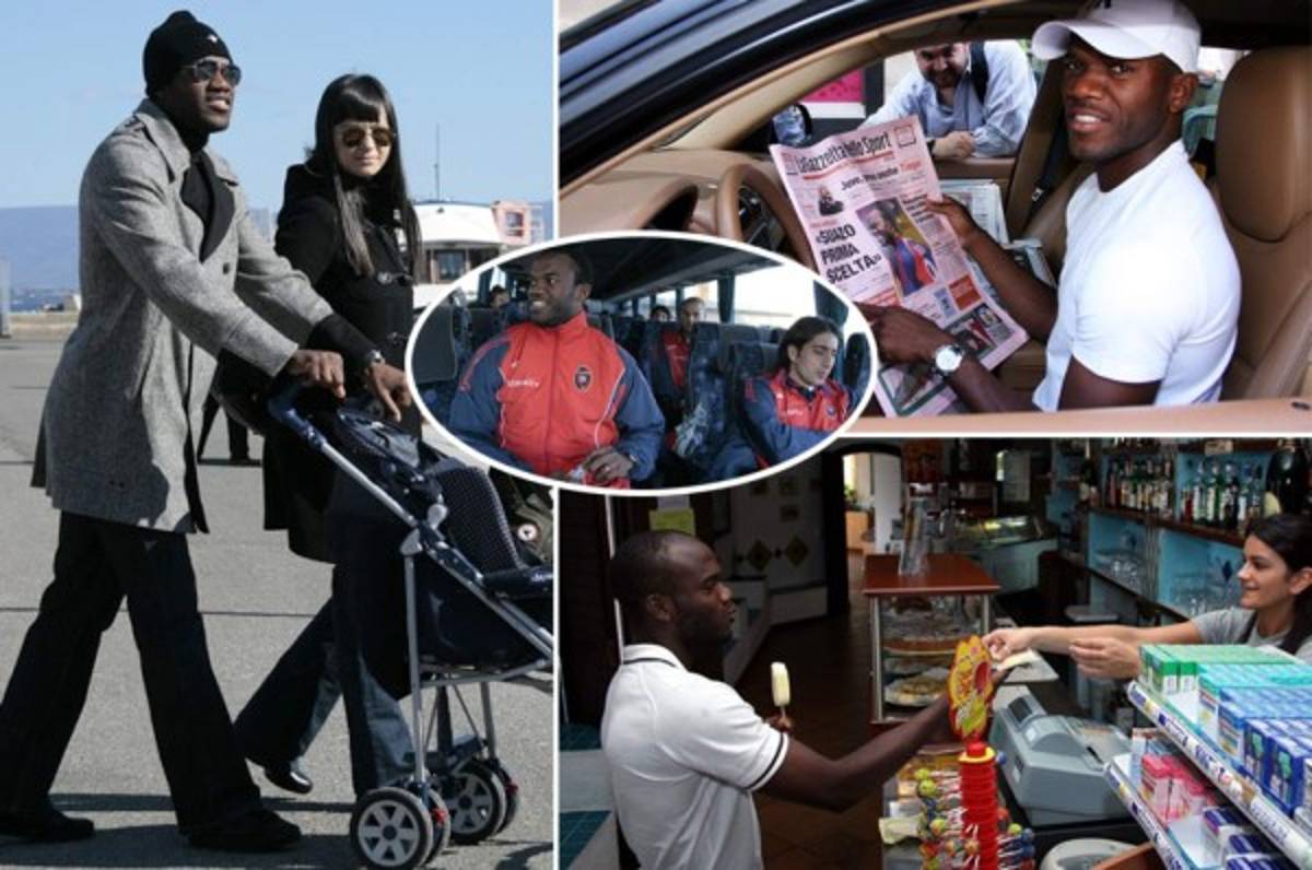 Inéditas fotos de David Suazo en Cerdeña, su segunda ciudad