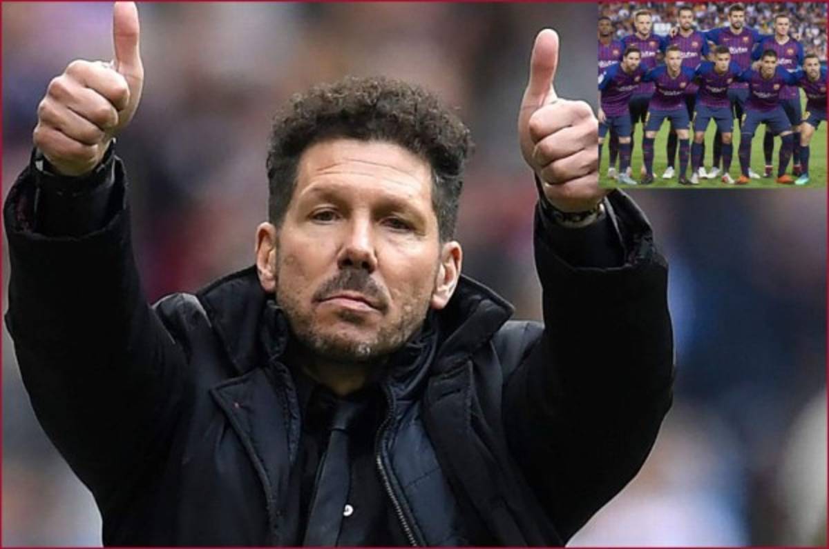 Simeone considera al Barcelona 'el mejor equipo del mundo'