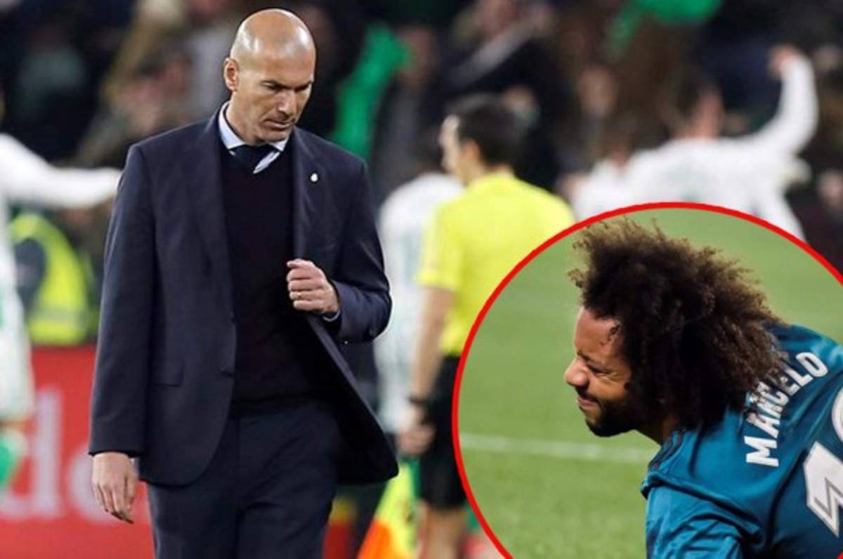 Zidane: ''Marcelo me dijo que la sensación sobre su lesión es poca''