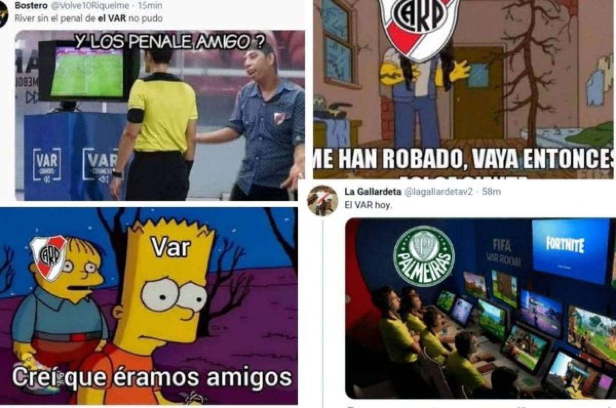 Robo y VAR: Los memes no perdonan a River Plate tras ser eliminados en la Copa Libertadores