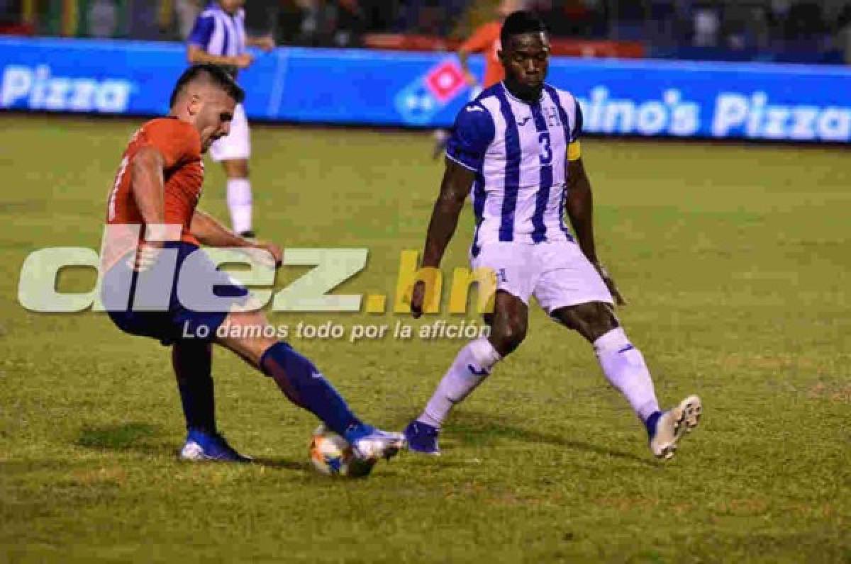 ¡Aprobados! La puntuación de los futbolistas de Honduras en el juego ante Chile