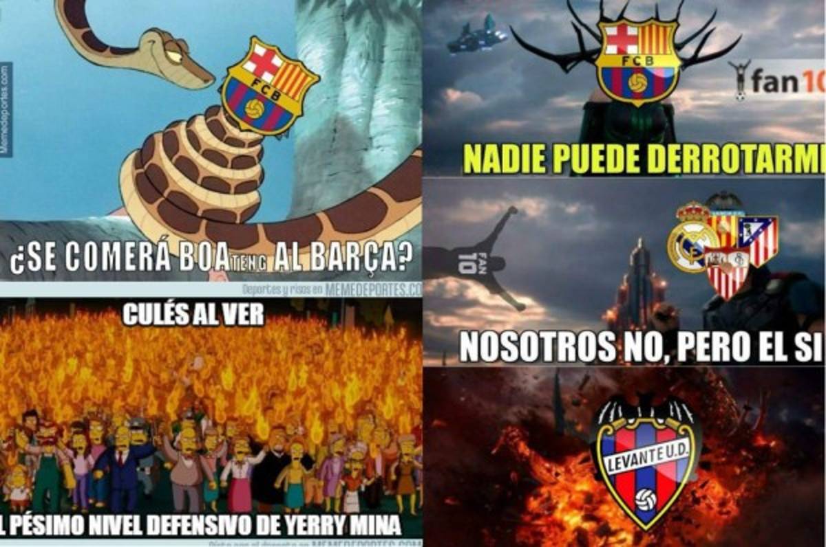MEMES: Hacen pedazos al Barça por perder el invicto en la Liga ante el Levante