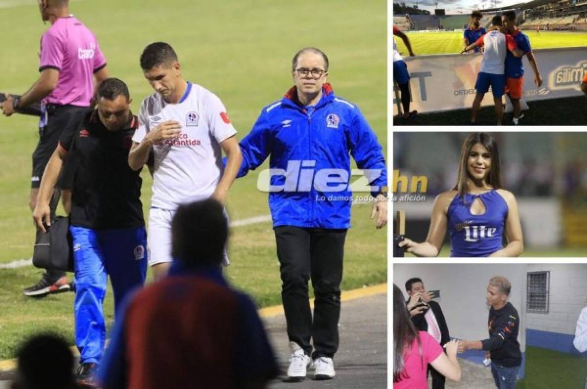 No se vio en TV: José Pinto sí estuvo en el Nacional, invitado de lujo del Olimpia y bellas chicas