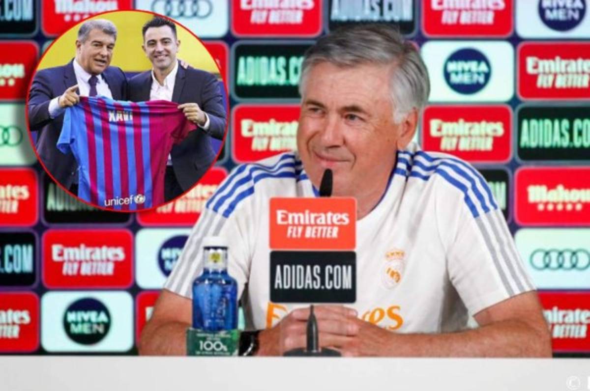 Ancelotti anuncia baja y se pronuncia sobre Xavi: 'Aportará cosas nuevas al Barcelona, espero que sea pronto'